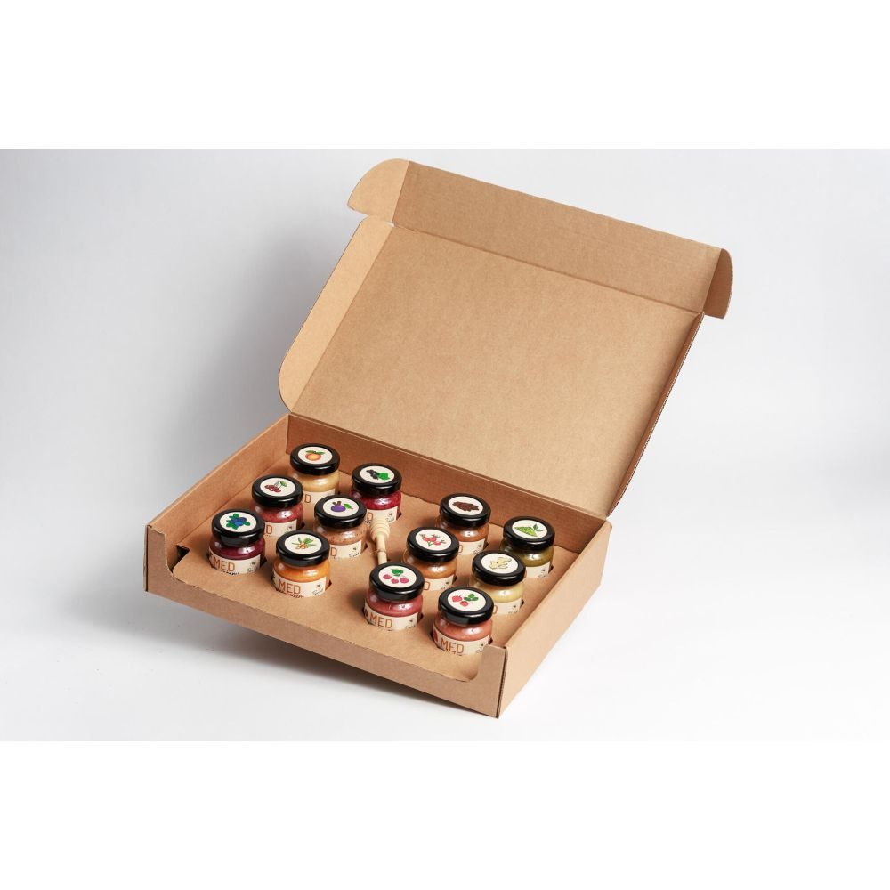 Dárková sada medů 12 ks × 75 g — náhled 3