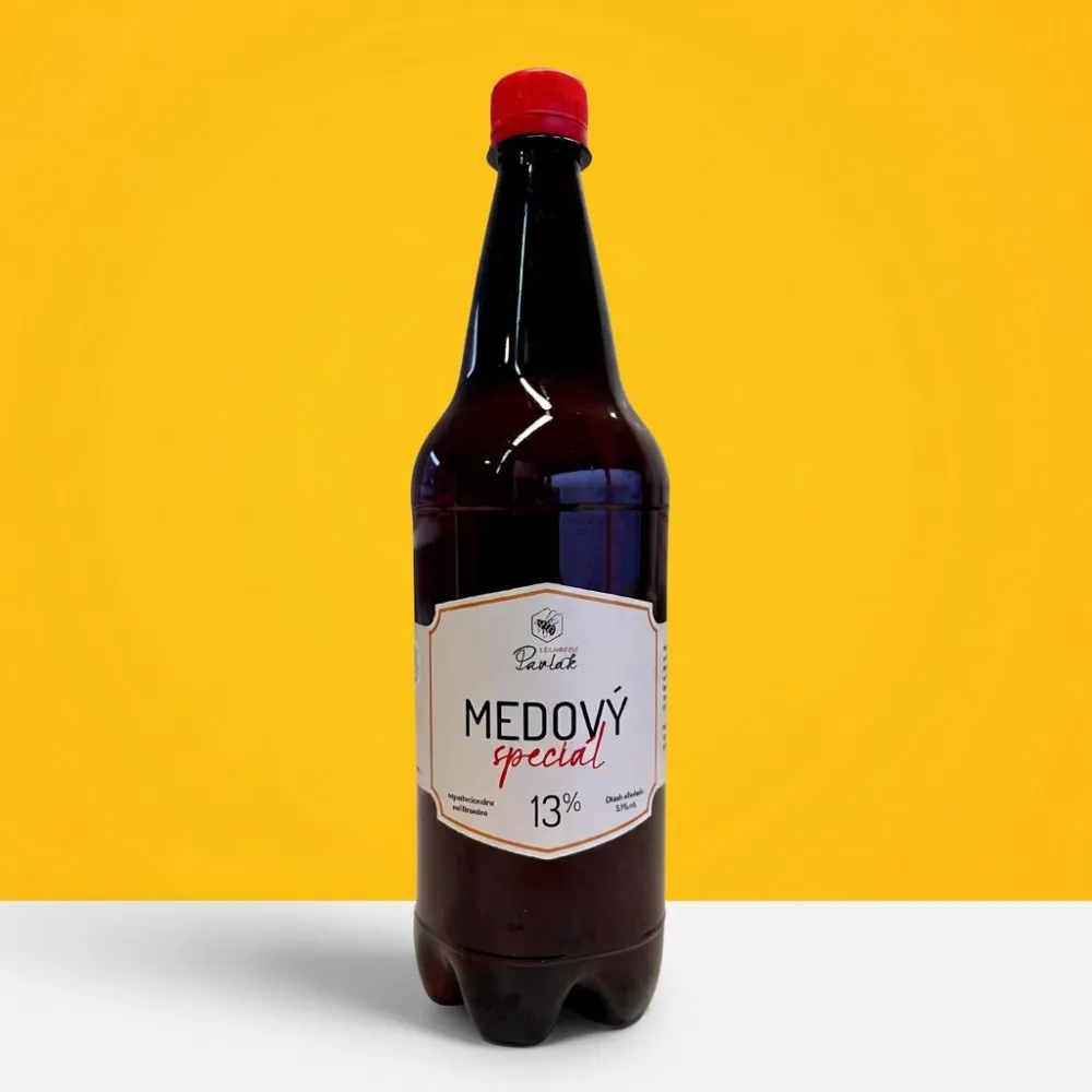 Medové pivo speciál 13° (1 L) — fotografie 1