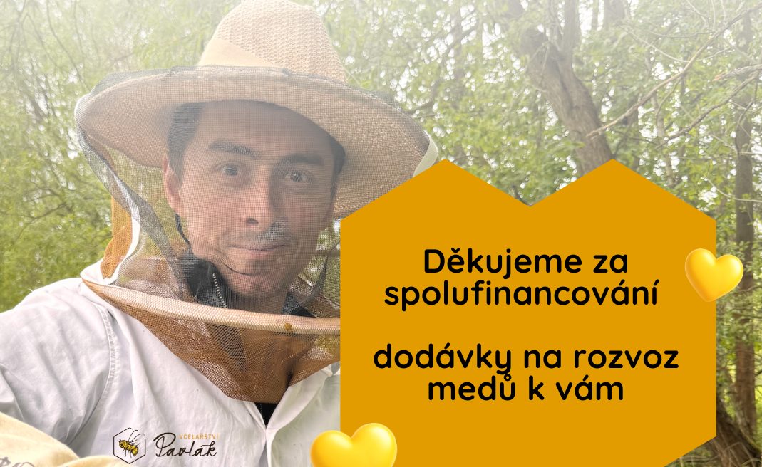 Děkujeme za spolufinancování naší dodávky na rozvoz medů